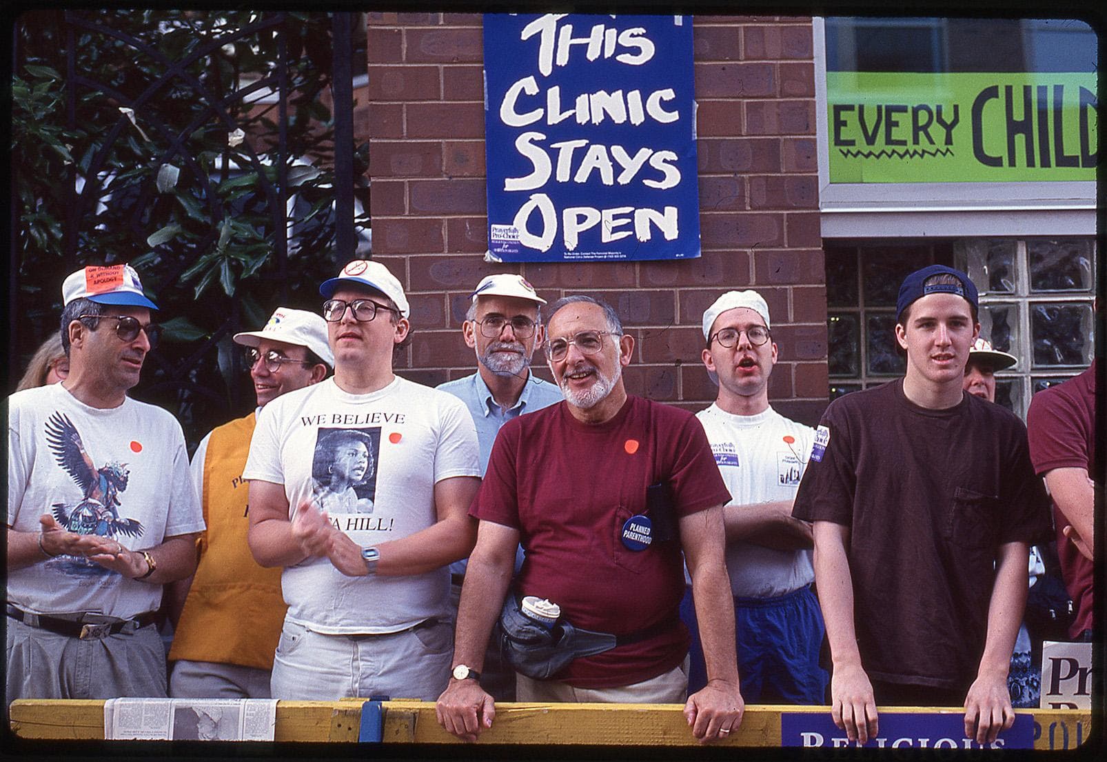 Women’s clinic defenders, Philadelphia, July, 1993.
