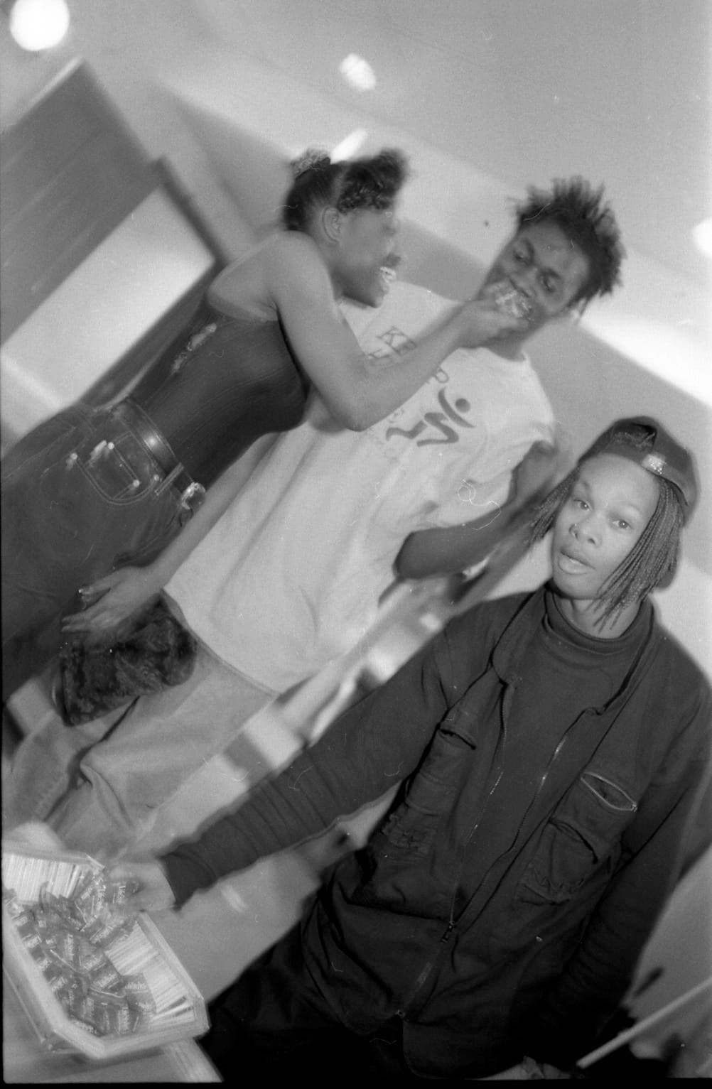 Ali Forney at Safe Space, 1992.