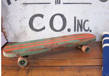 skateboard orange stripe 2